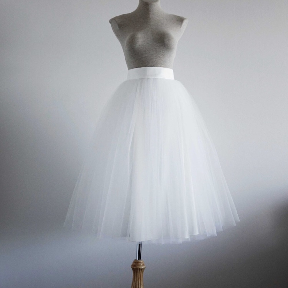 Beautiful three layer tulle skirt!